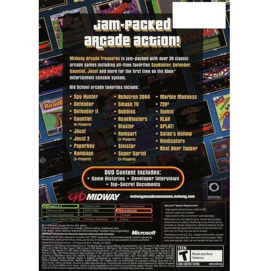 XBOX - Trésors de Midway Arcade