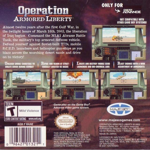 GBA - Operation Armored Liberty