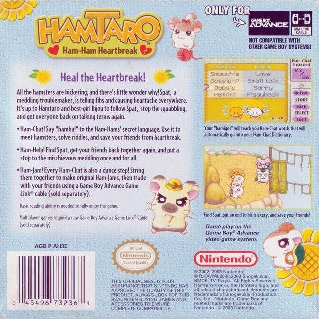 GBA - Hamtaro Ham-Ham Heartbreak (Cartridge Only)
