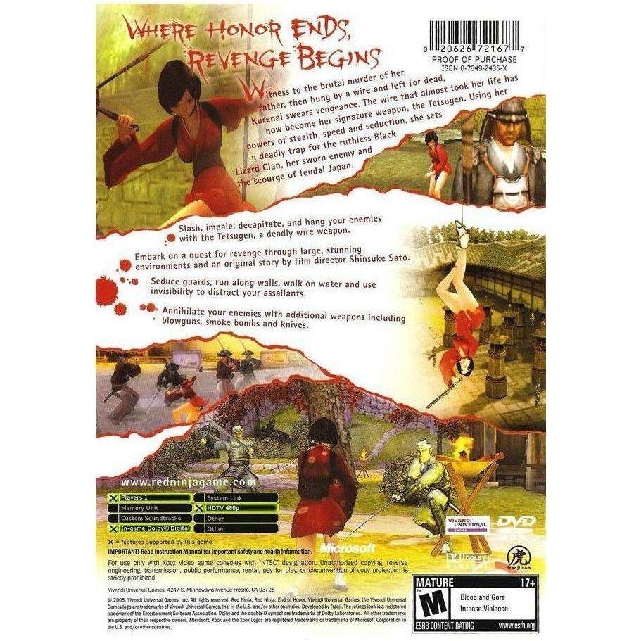 XBOX - Red Ninja End of Honor