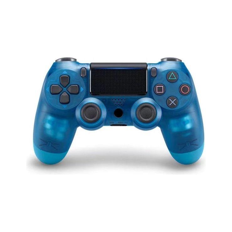 Manette PS4 tierce Doubleshock IV (sans fil) (bleu trans.)