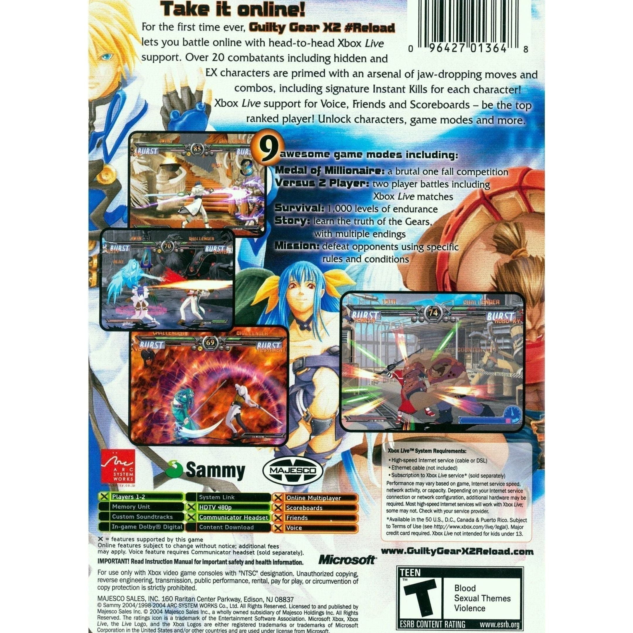 XBOX - Guilty Gear X2 Reload
