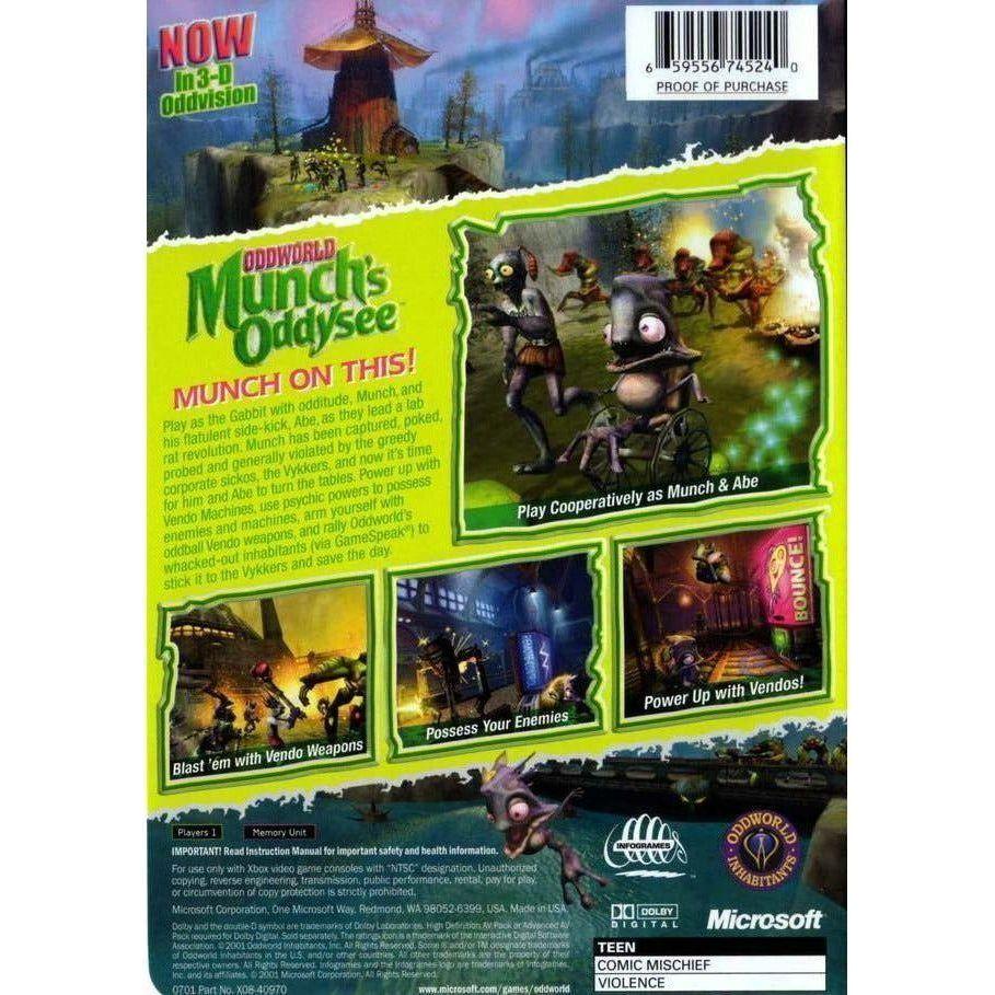 XBOX - L'Odyssée de Oddworld Munch