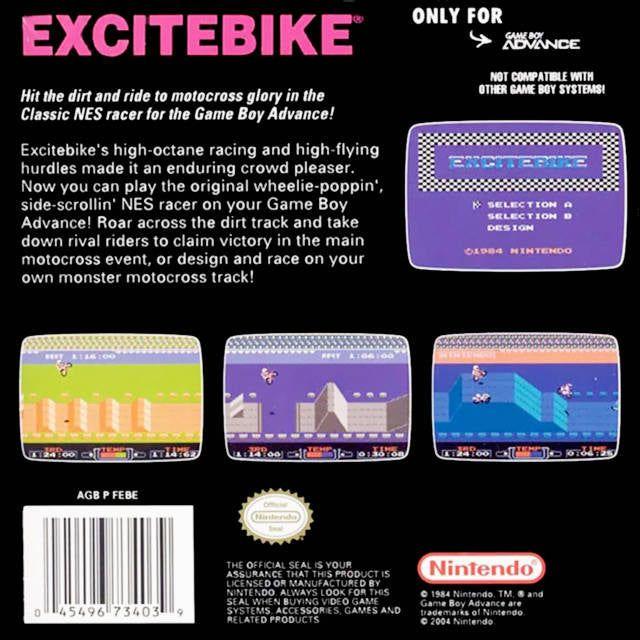 GBA - Classic NES Series Excitebike (Cartridge Only)