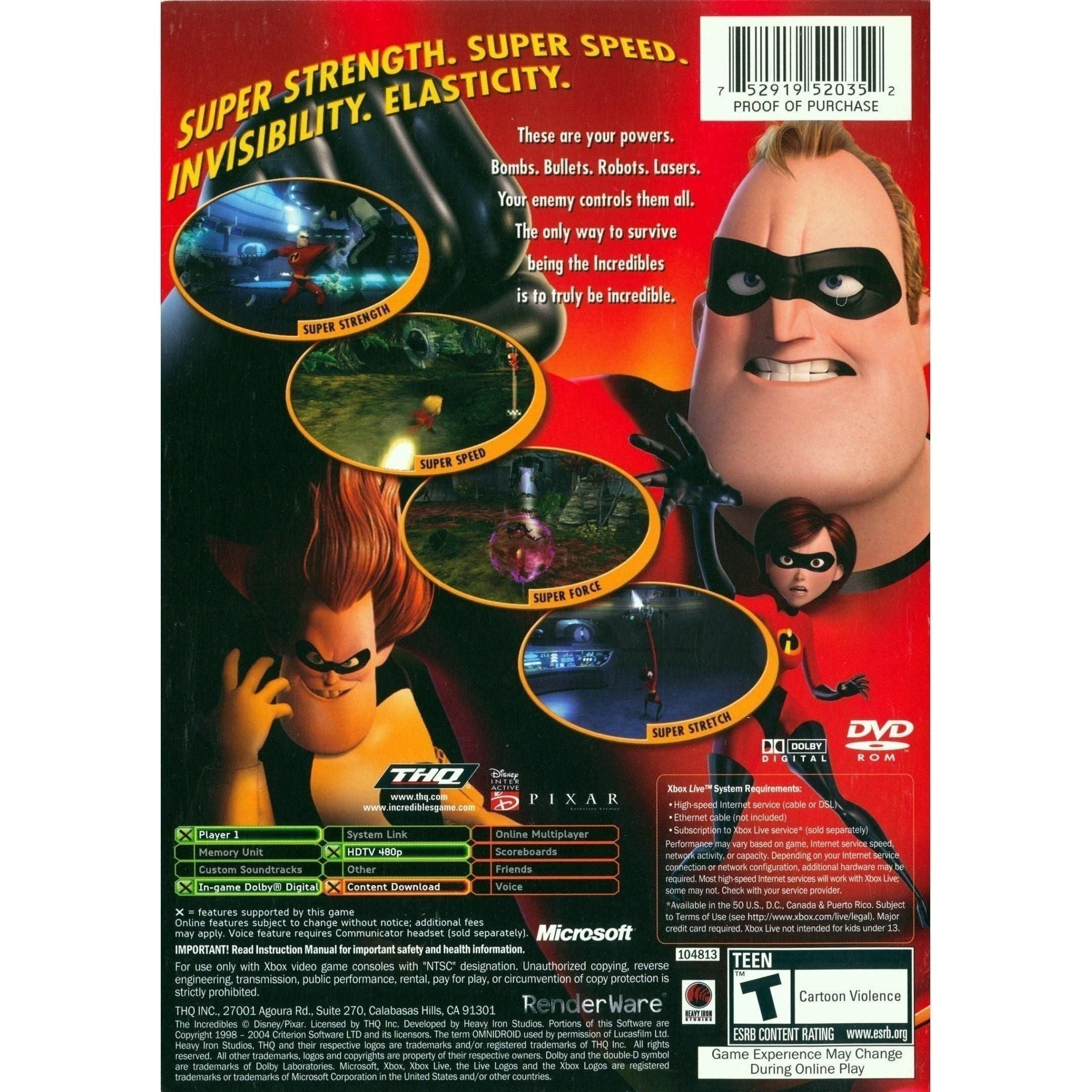 XBOX - The Incredibles