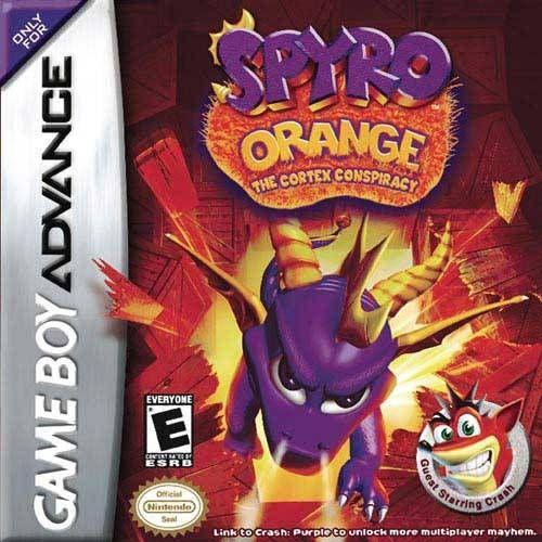 GBA - Spyro Orange - La conspiration du cortex (cartouche uniquement)