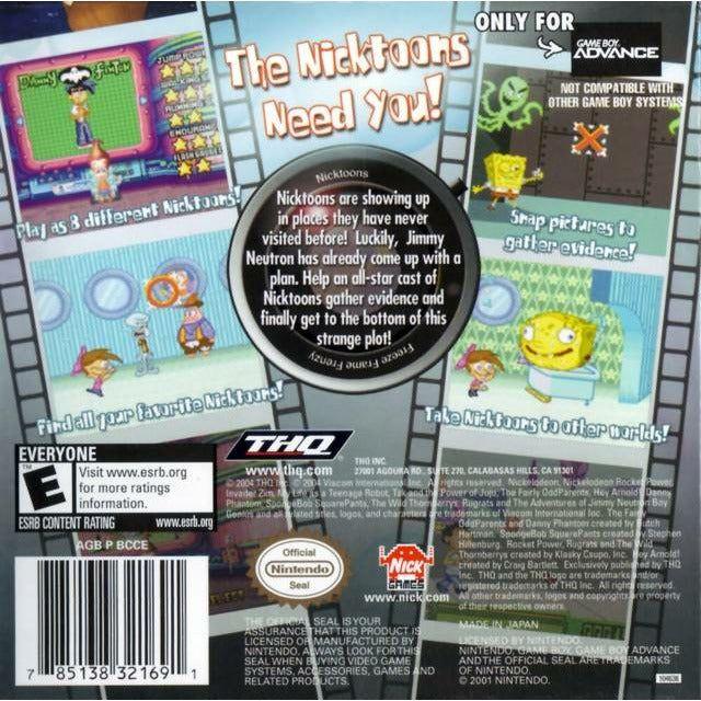 GBA - Nicktoons Freeze Frame Frenzy (Cartridge Only)