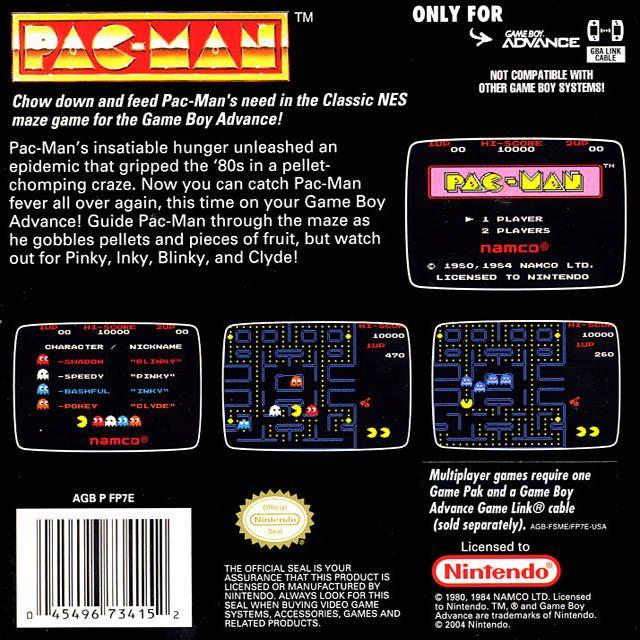 GBA - Classic NES Series Pac-Man (Cartridge Only)