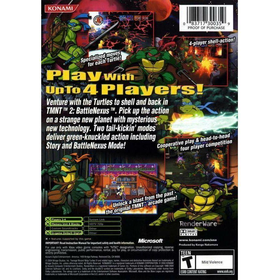 XBOX - Teenage Mutant Ninja Turtles 2 Battle Nexus