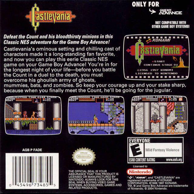 GBA - Classic NES Series Castlevania (Cartridge Only)