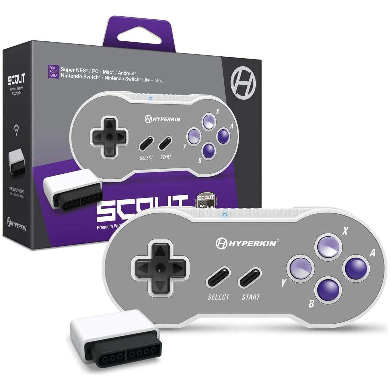 "Scout" Premium BT Controller for Super NES/ PC/ Mac/ Android