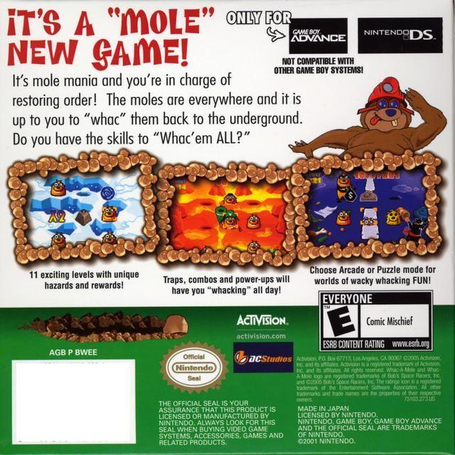 GBA - Whac-A-Mole (cartouche uniquement)