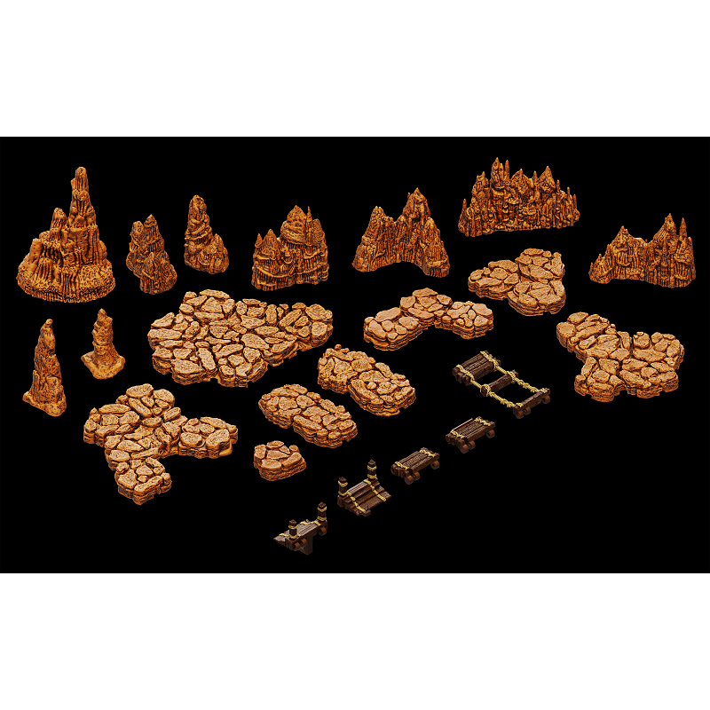 D&D - Warlock Tiles - Caverns