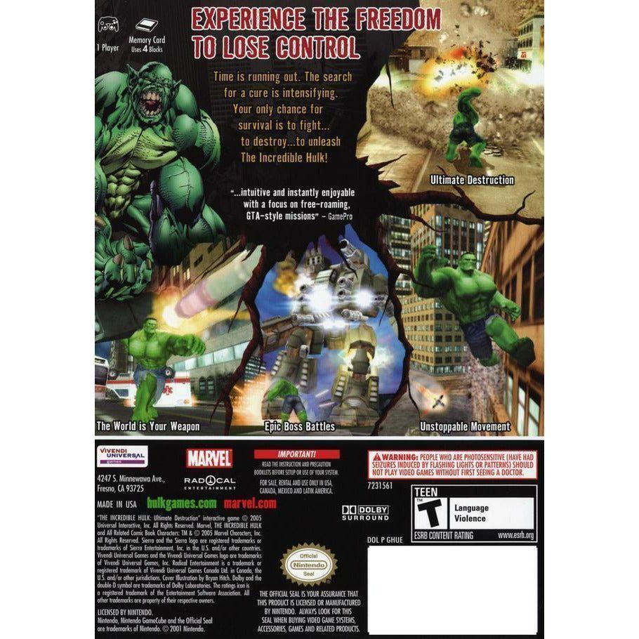 GameCube - The Incredible Hulk Ultimate Destruction