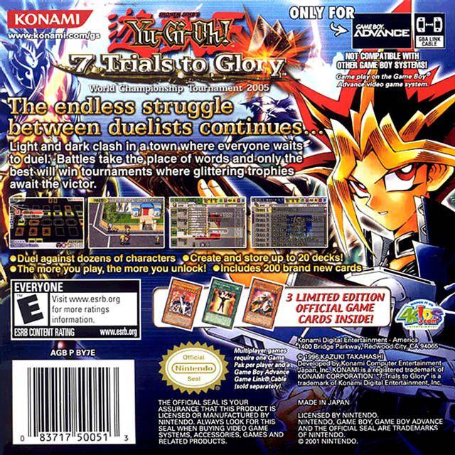 GBA - Yu-Gi-Oh! 7 Trials to Glory World Championship Tournament 2005 (Cartridge Only)