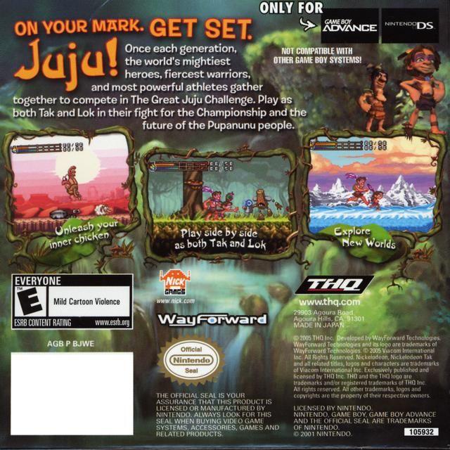 GBA - Tak The Great Juju Challenge (cartouche uniquement)