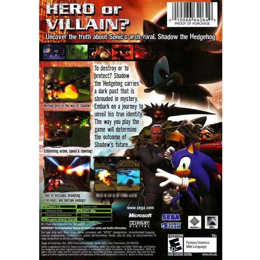 XBOX - Shadow le hérisson