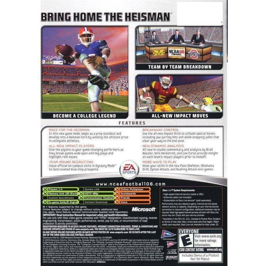XBOX - NCAA 06 Football
