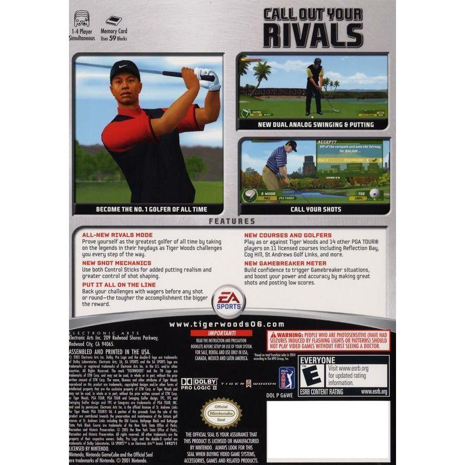 GameCube - Tiger Woods PGA Tour 06