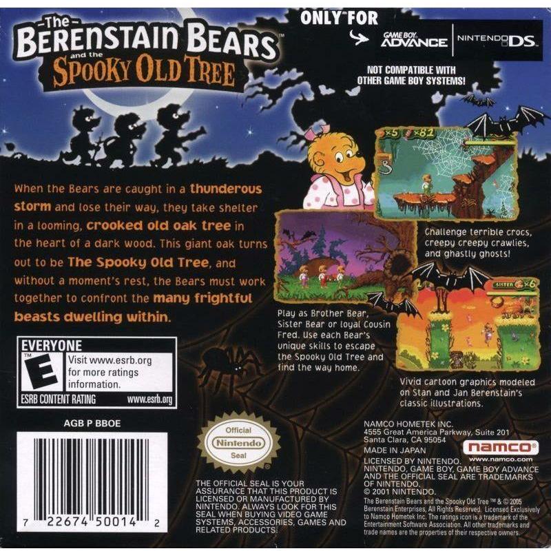 GBA - Barenstain Bears - Vieil arbre effrayant (cartouche uniquement)