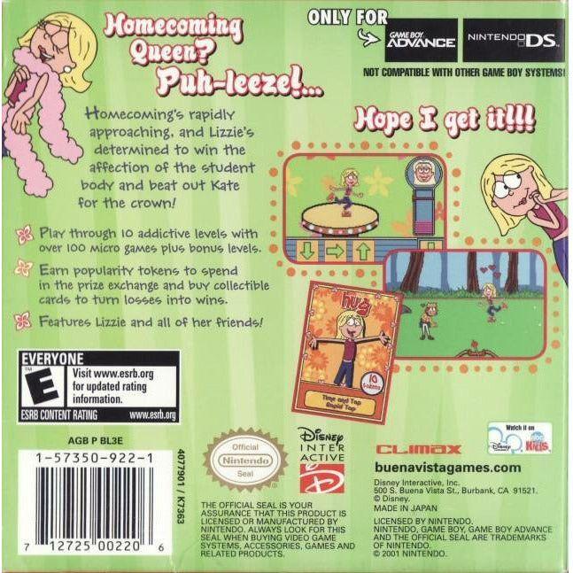 GBA - Lizzie McGuire 3 Homecoming Havoc (Cartridge Only)