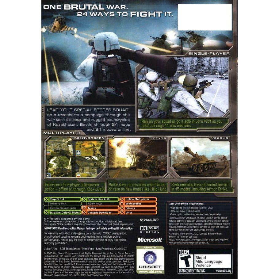 XBOX - Tom Clancy's Ghost Recon 2 : Summit Strike