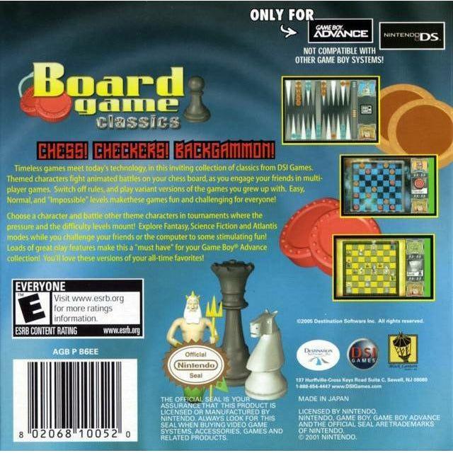 GBA - Board Game Classics (Cartridge Only)