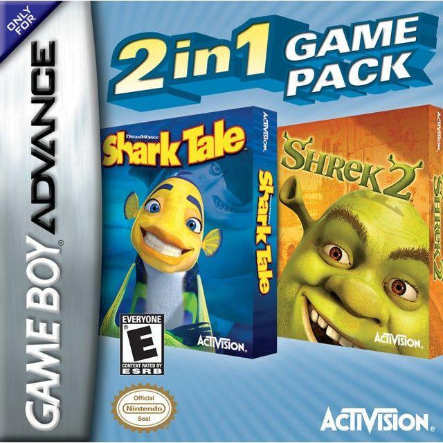 GBA - Shark Tale / Shrek 2 (cartouche uniquement)
