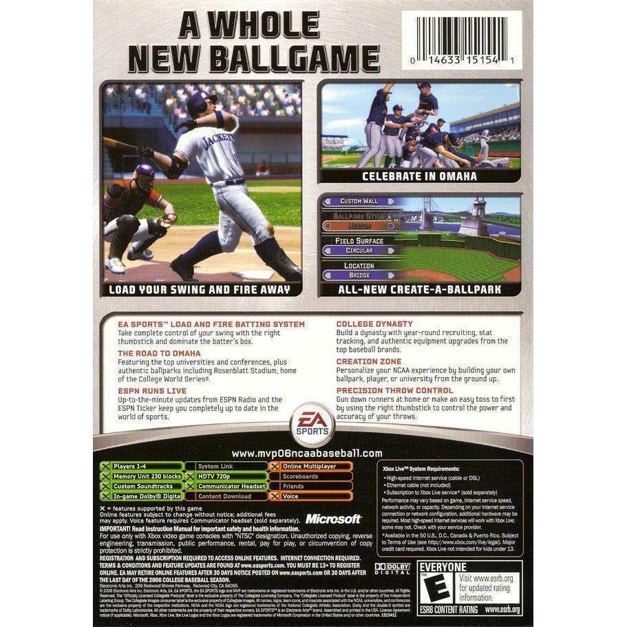 XBOX - MVP NCAA Baseball 06