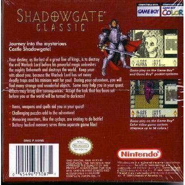 GBC - Shadowgate Classique
