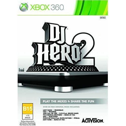 XBOX 360 - DJ Hero 2 (jeu uniquement)