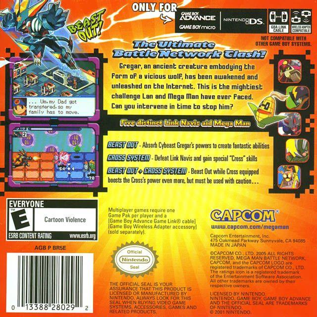 GBA - Mega Man Battle Network 6 Cybeast Gregar (cartouche uniquement)