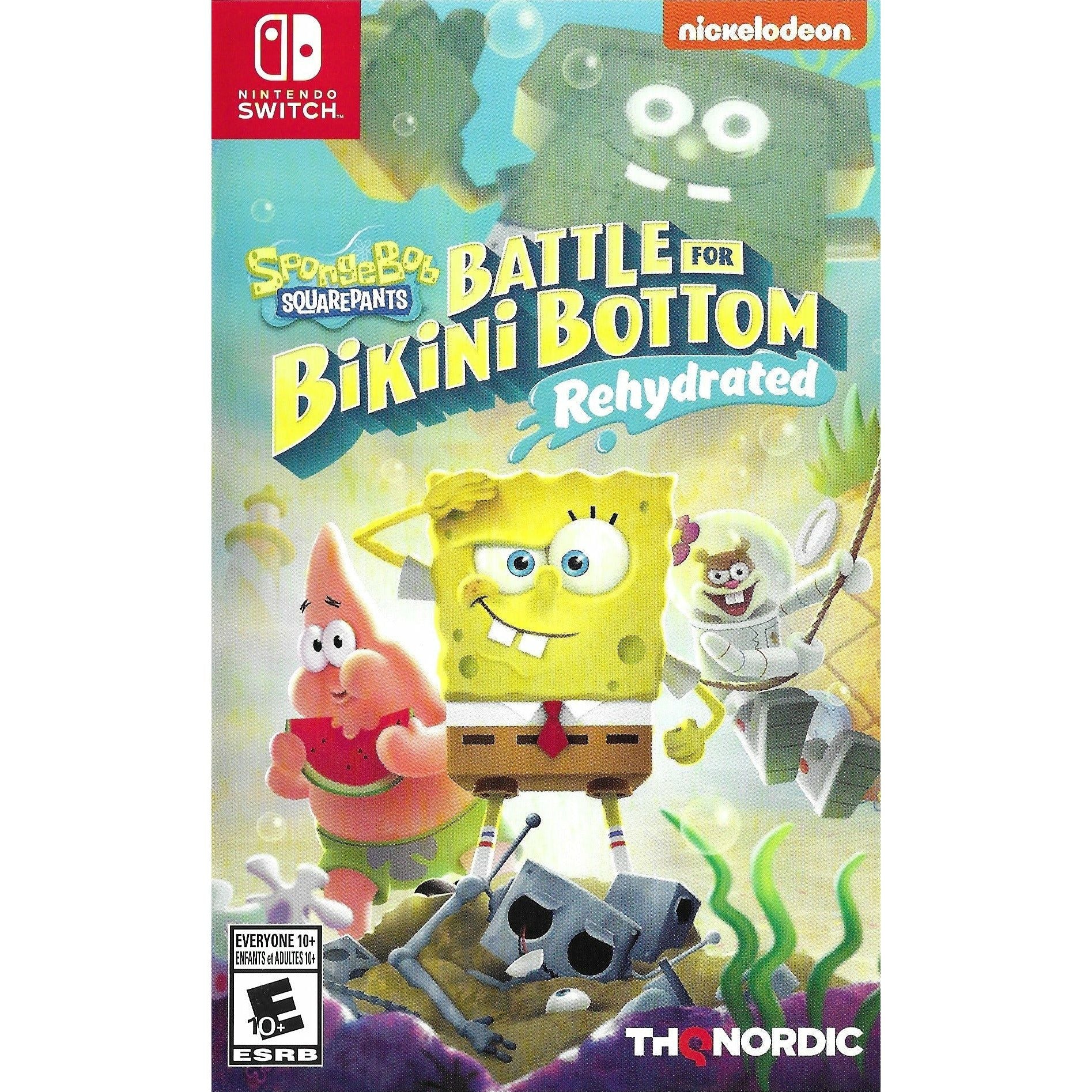 Switch - SpongeBob SquarePants Battle for Bikini Bottom Rehydrated (In Case)