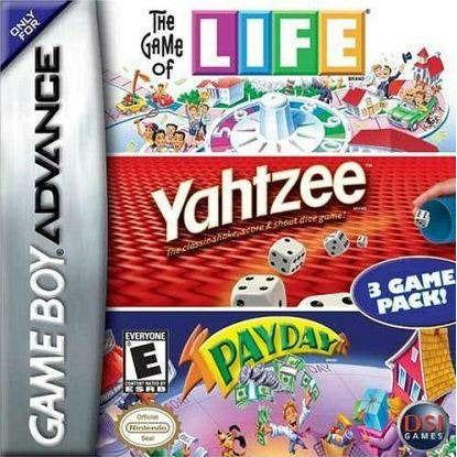 GBA - Life / Yahtzee / Payday (Cartridge Only)