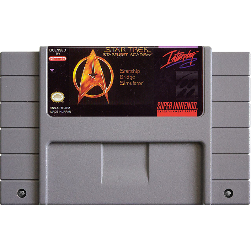 SNES - Star Trek Starfleet Academy Starship Bridge Simulator (Cartridge Only)