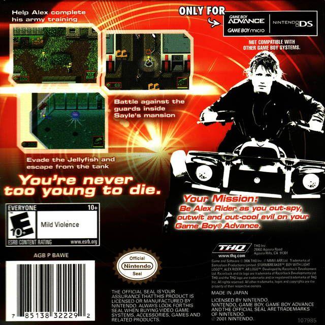 GBA - Alex Rider Stormbreaker (Cartridge Only)