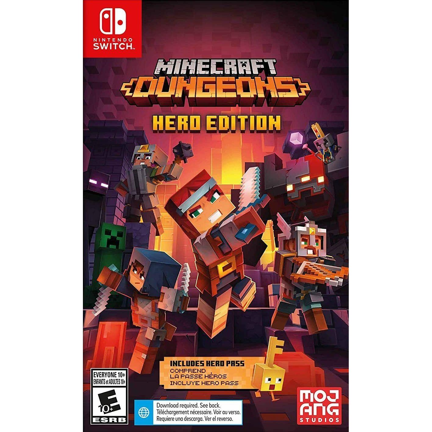 Switch - MineCraft Dungeons Hero Edition (In Case)