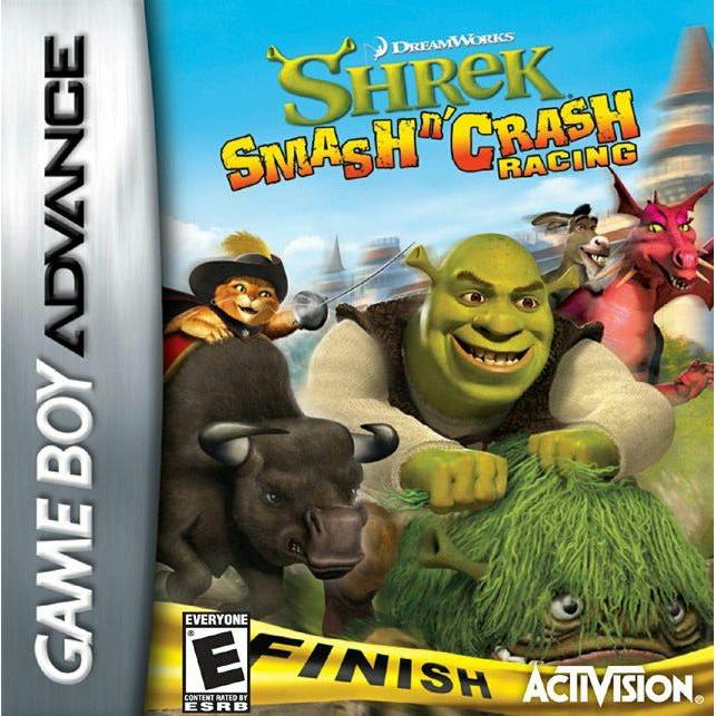 GBA - Shrek - Smash N' Crash Racing (cartouche uniquement)
