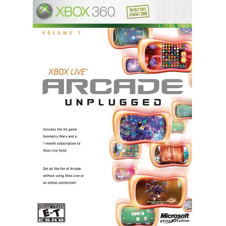 XBOX 360 - XBOX Live Arcade Unplugged Volume 1 (Sealed)