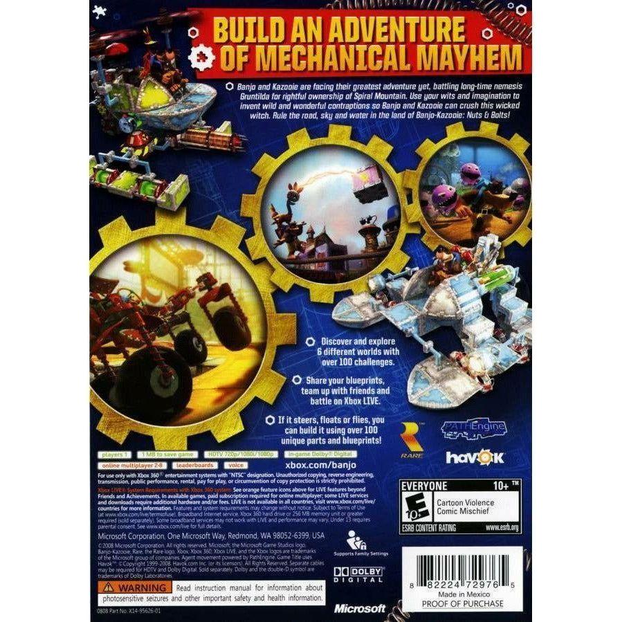 XBOX 360 - Écrous et boulons Banjo Kazooie