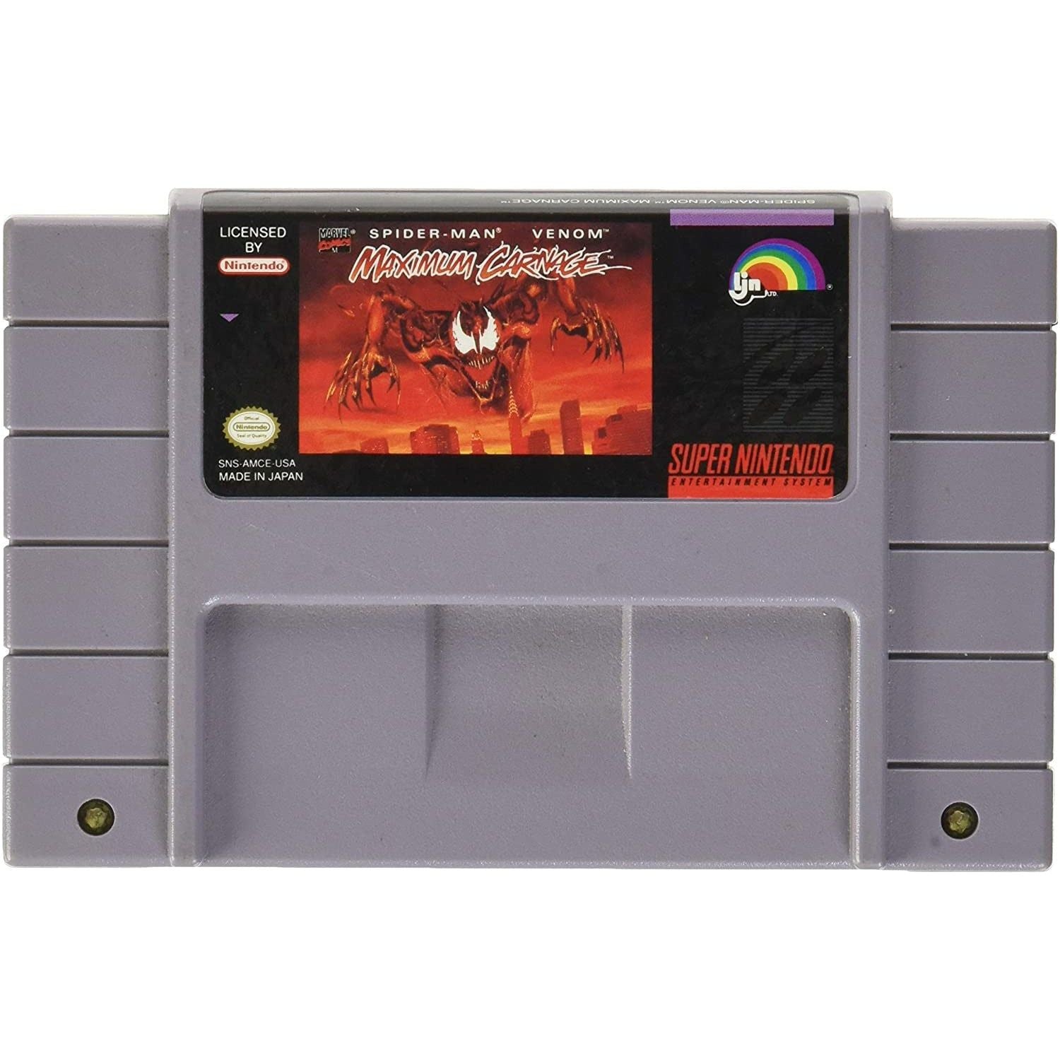 SNES - Spider-Man & Venom Maximum Carnage (Cartridge Only)