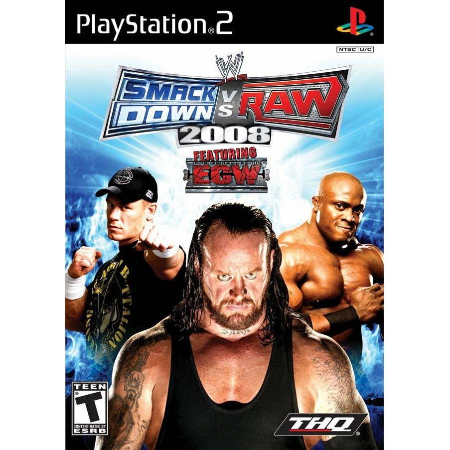 PS2 - WWE SmackDown vs Raw 2008 avec ECW