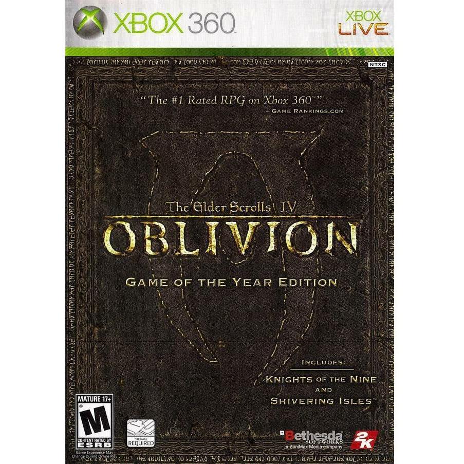 XBOX 360 - The Elder Scrolls IV Oblivion (Game of the Year Edition)