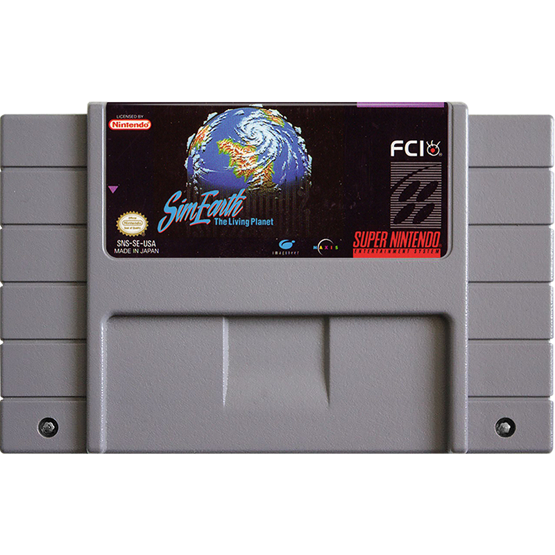 SNES - SimEarth (cartouche uniquement)