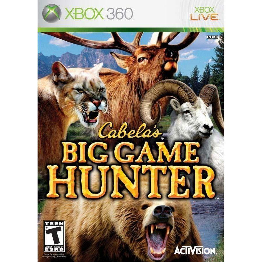XBOX 360 - Le chasseur de gros gibier de Cabela