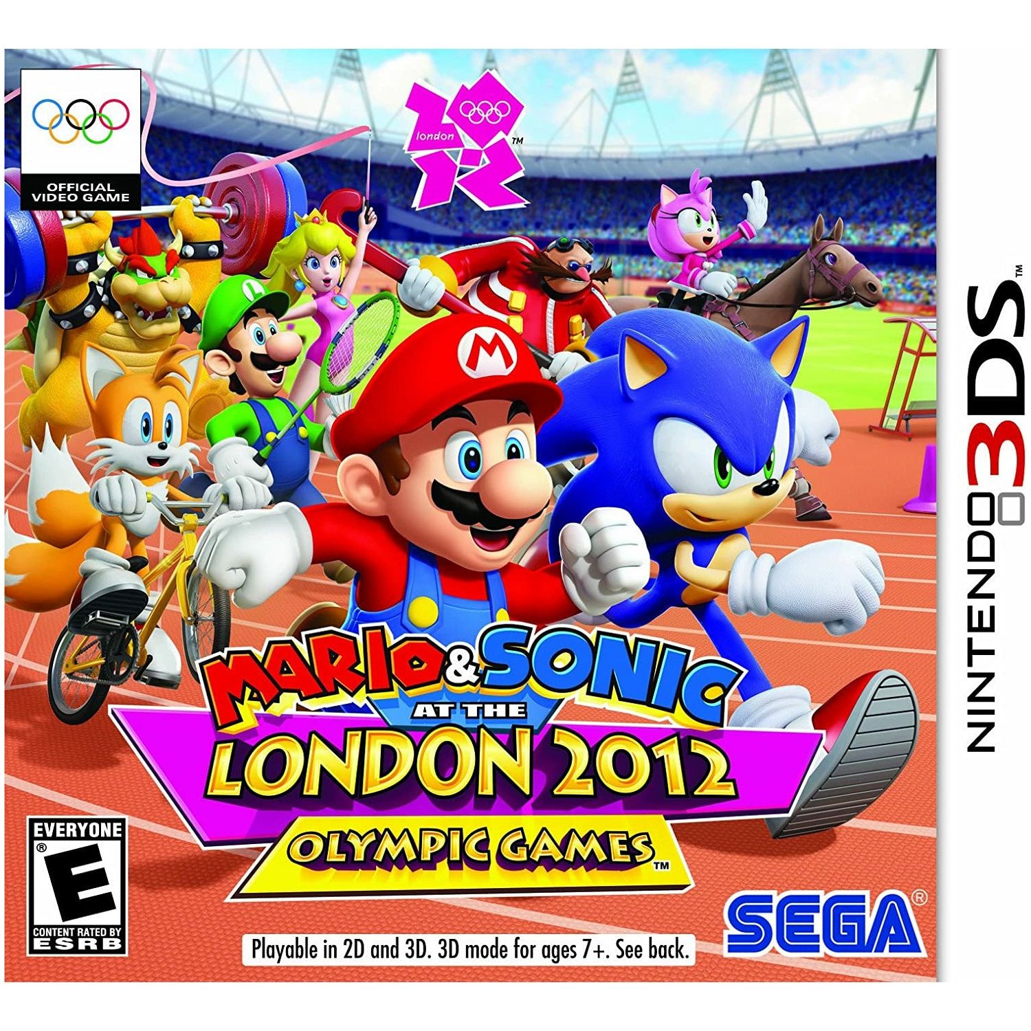 3DS - Mario & Sonic at the London 2012 Olympic Games (In Case)
