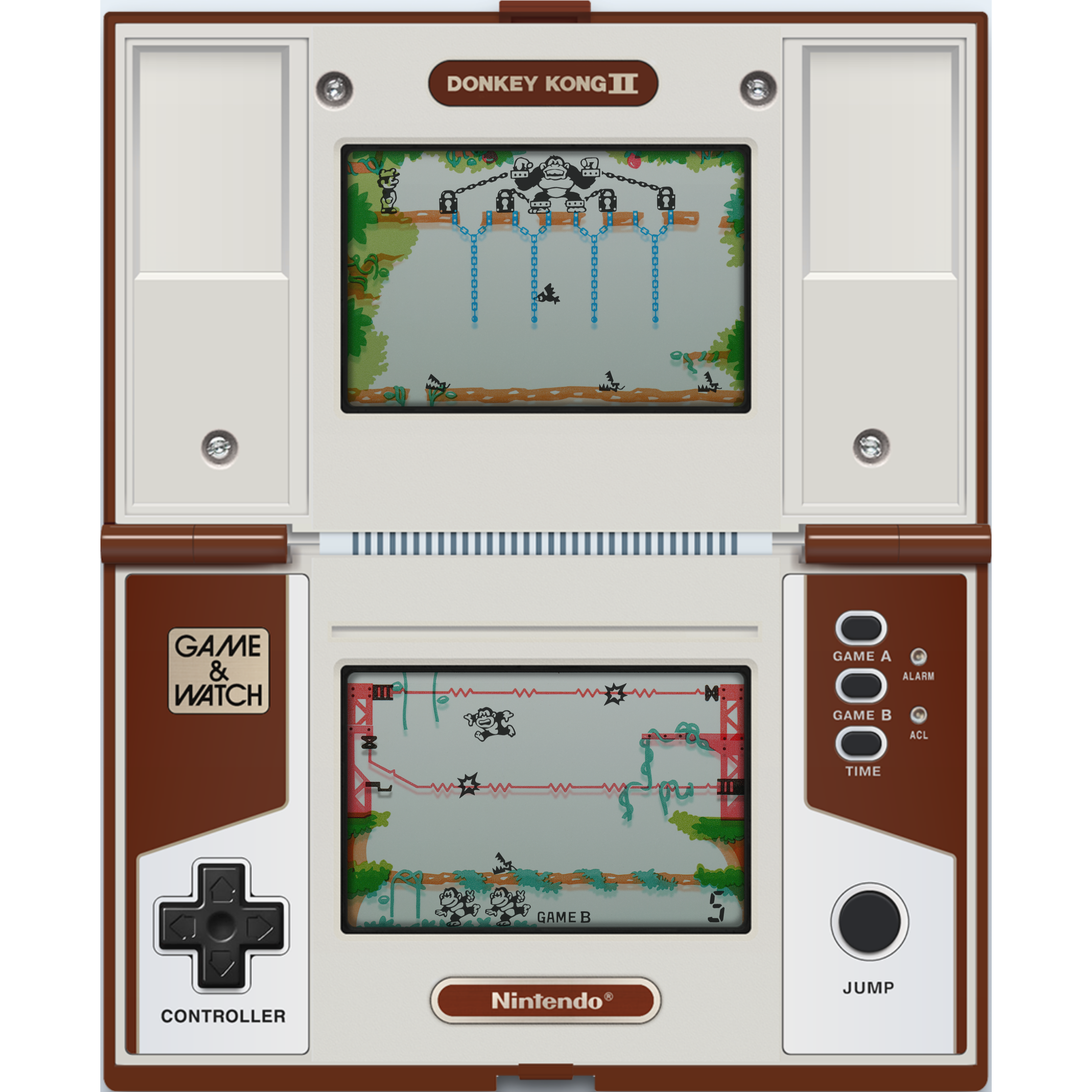 Game & Watch Multi Screen - Donkey Kong II (Broken Clasp)