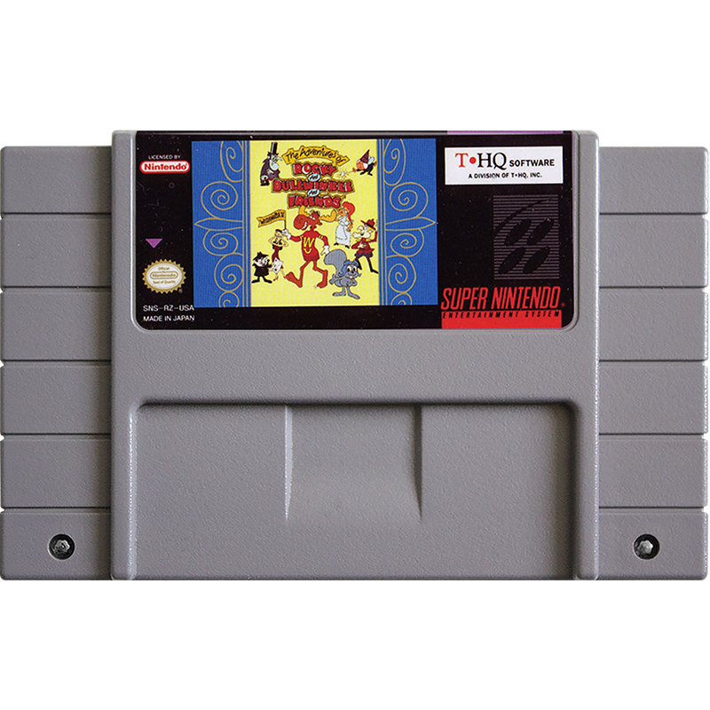SNES - Les aventures de Rocky & Bullwinkle & Friends (cartouche uniquement)