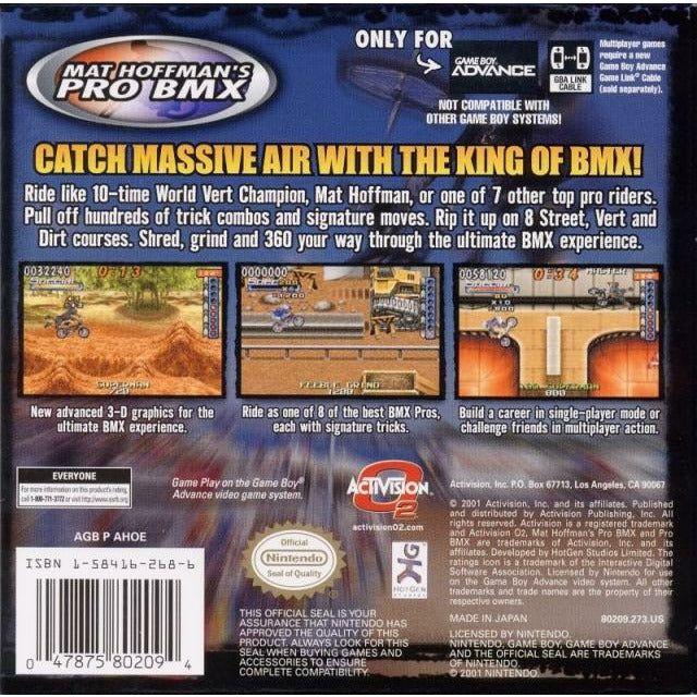 GBA - Mat Hoffman's Pro BMX (cartouche uniquement)