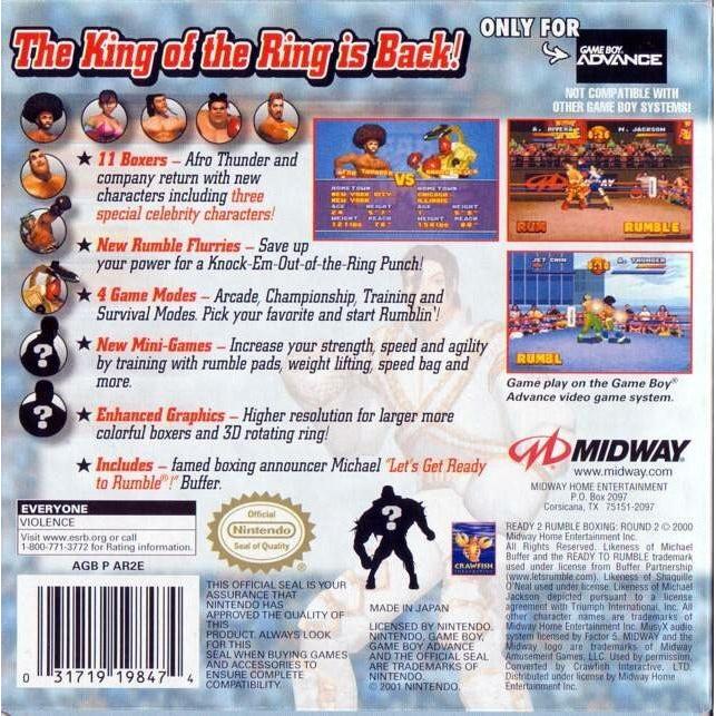 GBA - Ready 2 Rumble Boxing - Round 2 (cartouche uniquement)